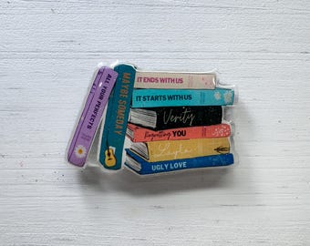 Colleen Hoover Badge Reel, Book ID Holder, Book Lover Gift