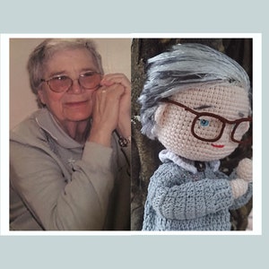 Look Alike Doll, Personalized Crochet Doll,Christmas Gift, Custom Amigurumi Gift, Personalized Doll, Mini Me Doll, Valentines Day Gift