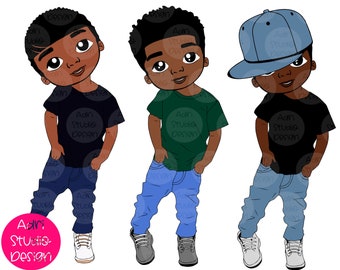 Afro Boy Svg Etsy