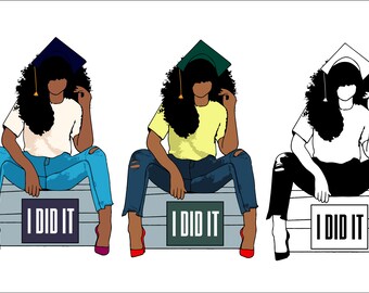 Download Black Graduation Svg Etsy