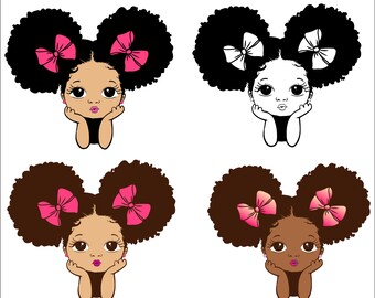 Download Cute Black Girl Svg Etsy