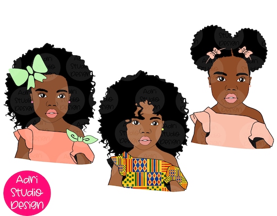 Peekaboo Girl With Puff Afro Ponytails Svg Cute Black African -  Israel