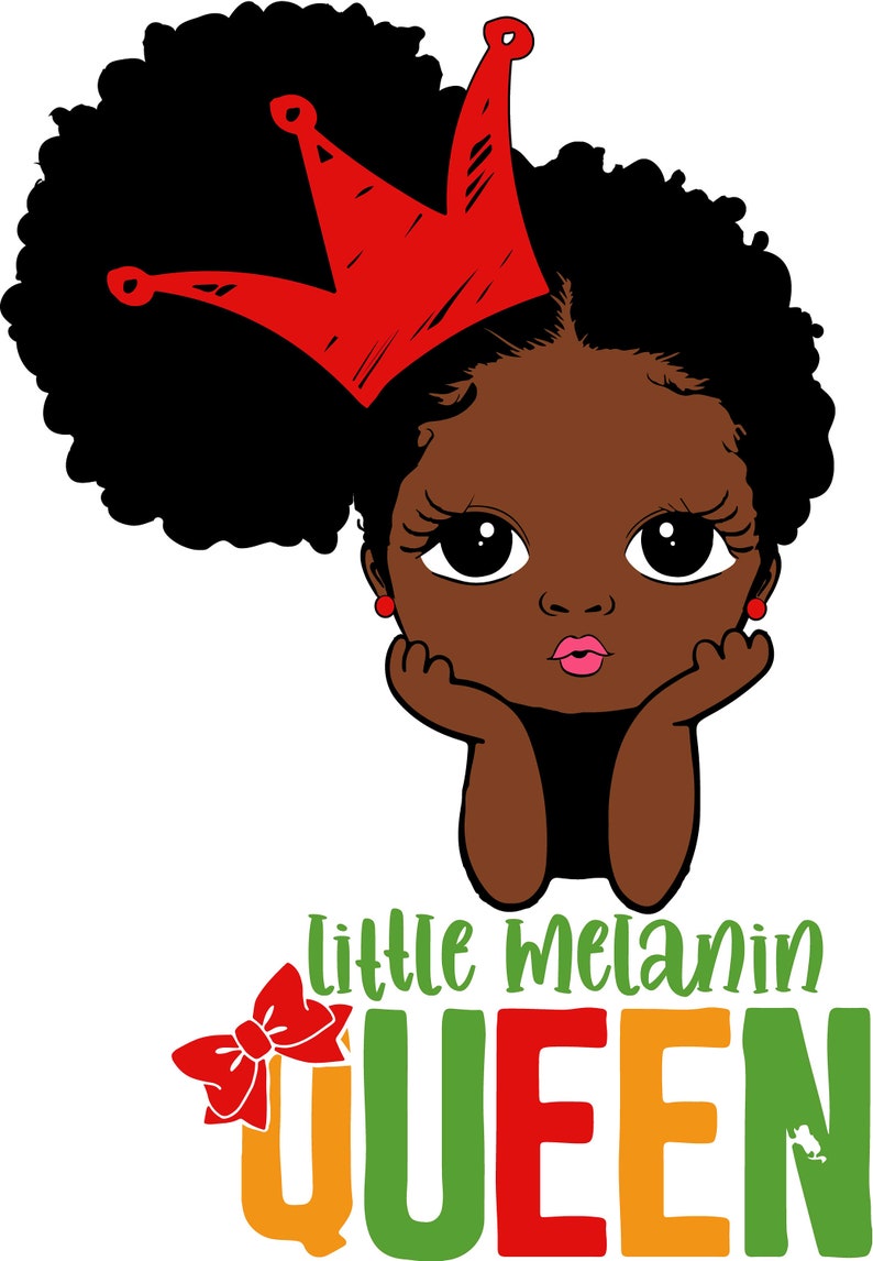Free Free Little Melanin Queen Svg 535 SVG PNG EPS DXF File