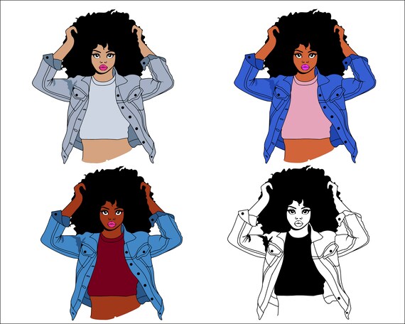 Download Afro Queen Black Girl Svg Curvy Svg Svg Woman Bundle Svg Thick Girls Black Woman Svg Black Power Thick Women Svg Black Queen Svg Art Collectibles Drawing Illustration Commentfer Fr