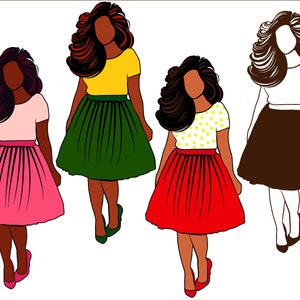 Woman Bundle svg, Curvy girl svg - Thick woman svg - BBW art svg - Curvy woman svg - Thick tighs svg - Gorgeous svg - Plus size svg