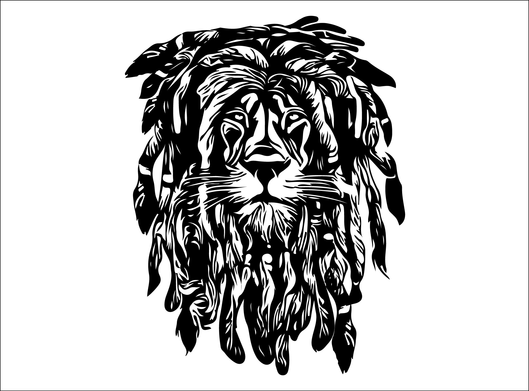 Free Free Lion With Dreads Svg 739 SVG PNG EPS DXF File