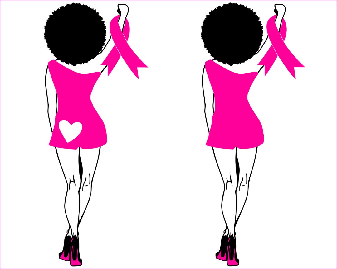 Survivor Svg, Pink Ribbon Svg, FIGHT SVG African American Png Dxf Eps ...
