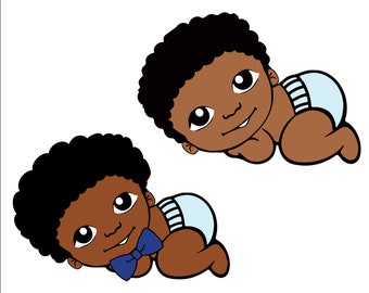 Cute black African American kids Svg Dxf Eps Png, Peek a boo svg bundle African american svg cricut Afro Boy svg Melanin svg Peeking