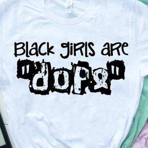 Black girls are dope svg, Dripping, Black Girl Magic, Afro woman, Black woman, Black woman svg, black girl svg, curvy svg, svg, dxf, thick