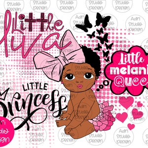 Peekaboo girl, princess svg, Little melanin queen, Svg Eps Png cut file for CricuT, African American clipart, crown, bundle, BLACK princess