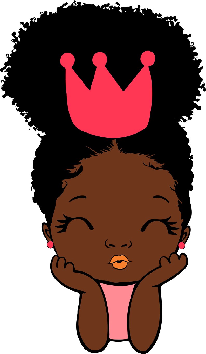 Download Peekaboo girl Bundle princess svg Cute black African | Etsy