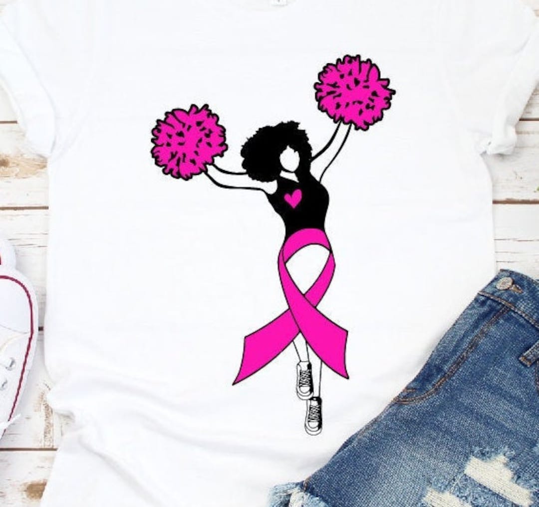 Cheer for A Cure Survivor Svg Pink Ribbon Svg African - Etsy