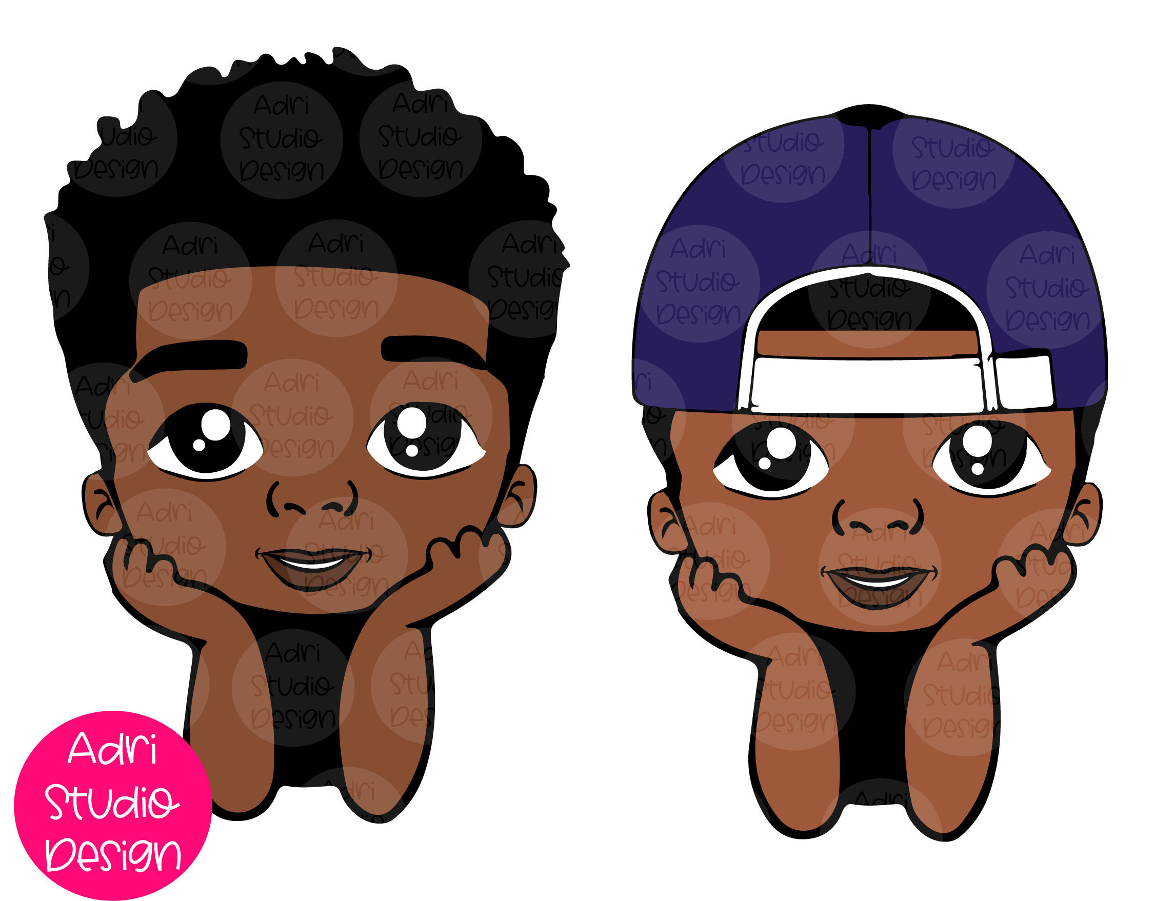 Black Kids Svg