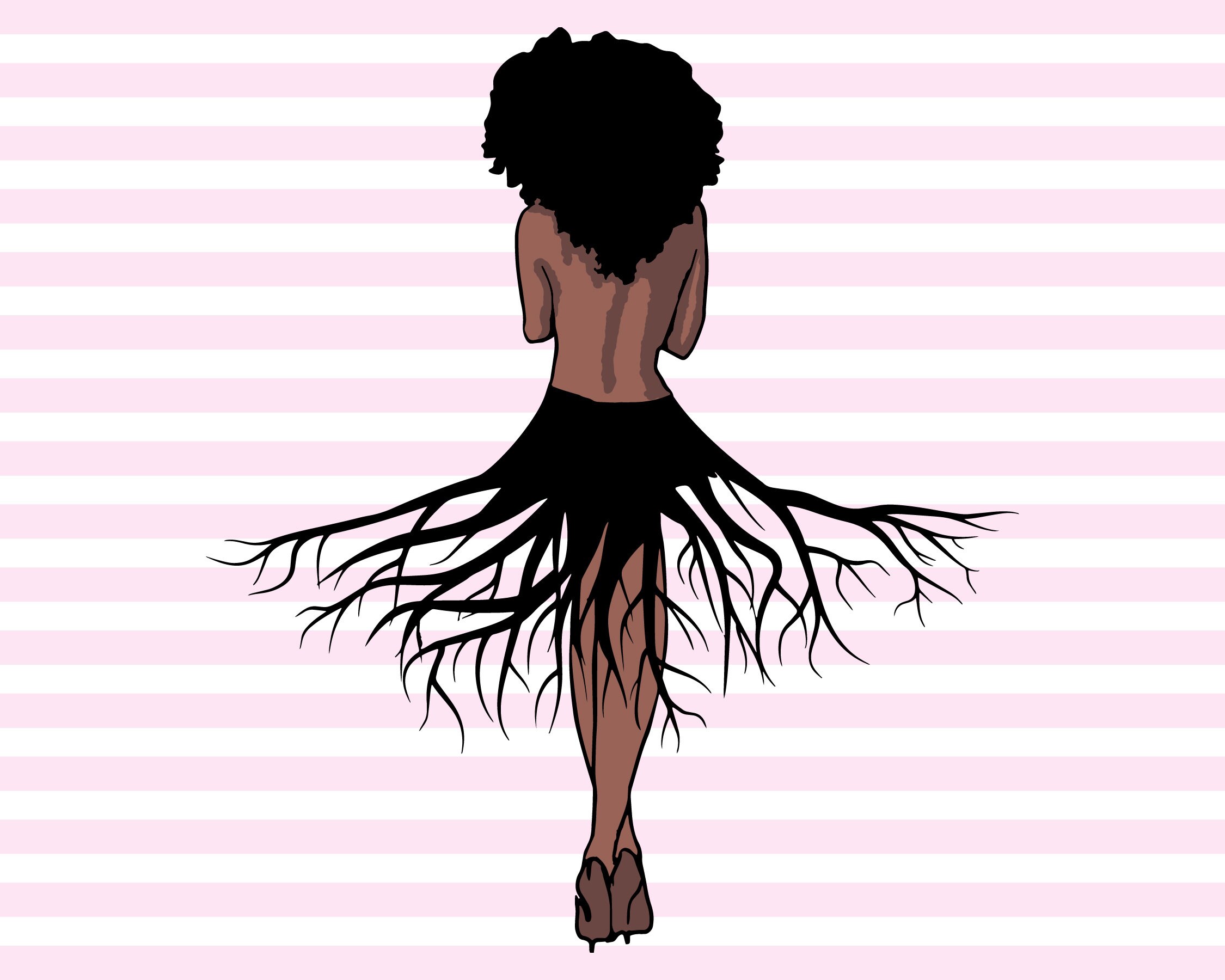 Afro Roots Graphics Afro Roots SVG - Queen Clipart African American Africa Png Dxf Eps Jpeg ...