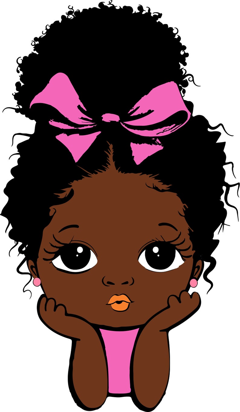 Download Peekaboo girl Bundle princess svg Cute black African | Etsy