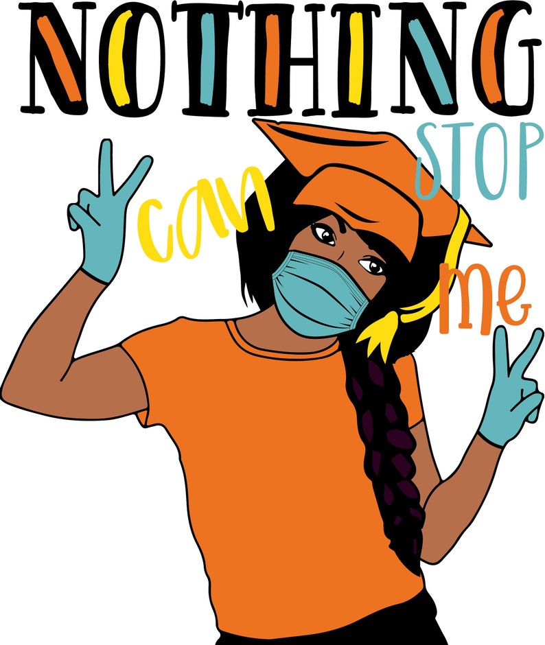 Download Nothing can stop me class of 2021 Black Woman SVG Graduation | Etsy