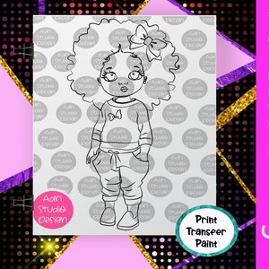 Peekaboo girl png, DIY Paint Party, Pre-drawn, Outline Canvas, Paint & Sip, DIY Paint Party, Pre-Sketched, Art Party, Coloring Page/ Stencil