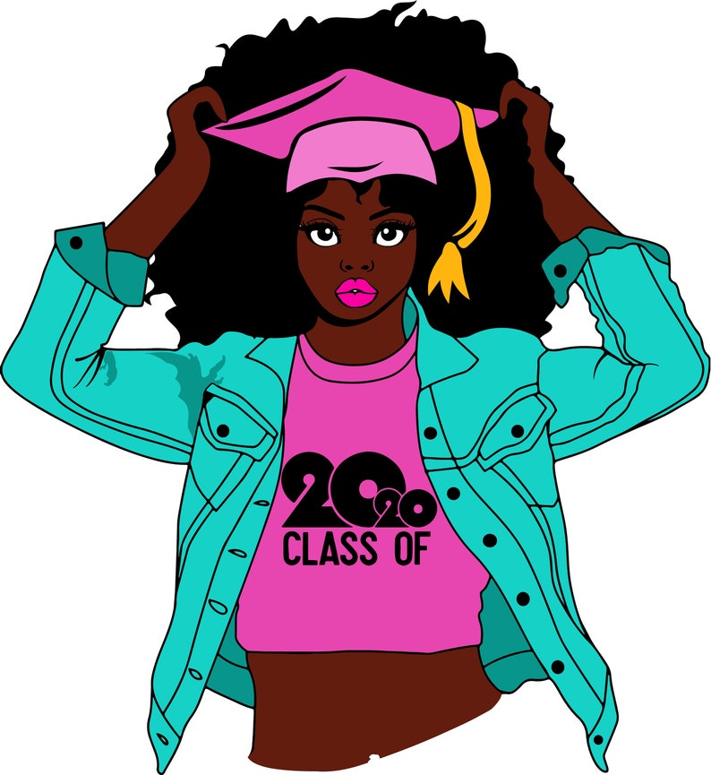 Afro Woman Svg Black Woman Svg Sorority Svg Graduation Svg Etsy