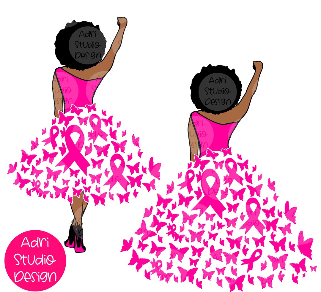 Buy Survivor Svg, Pink Ribbon Svg, Queen Clipart African American Png ...