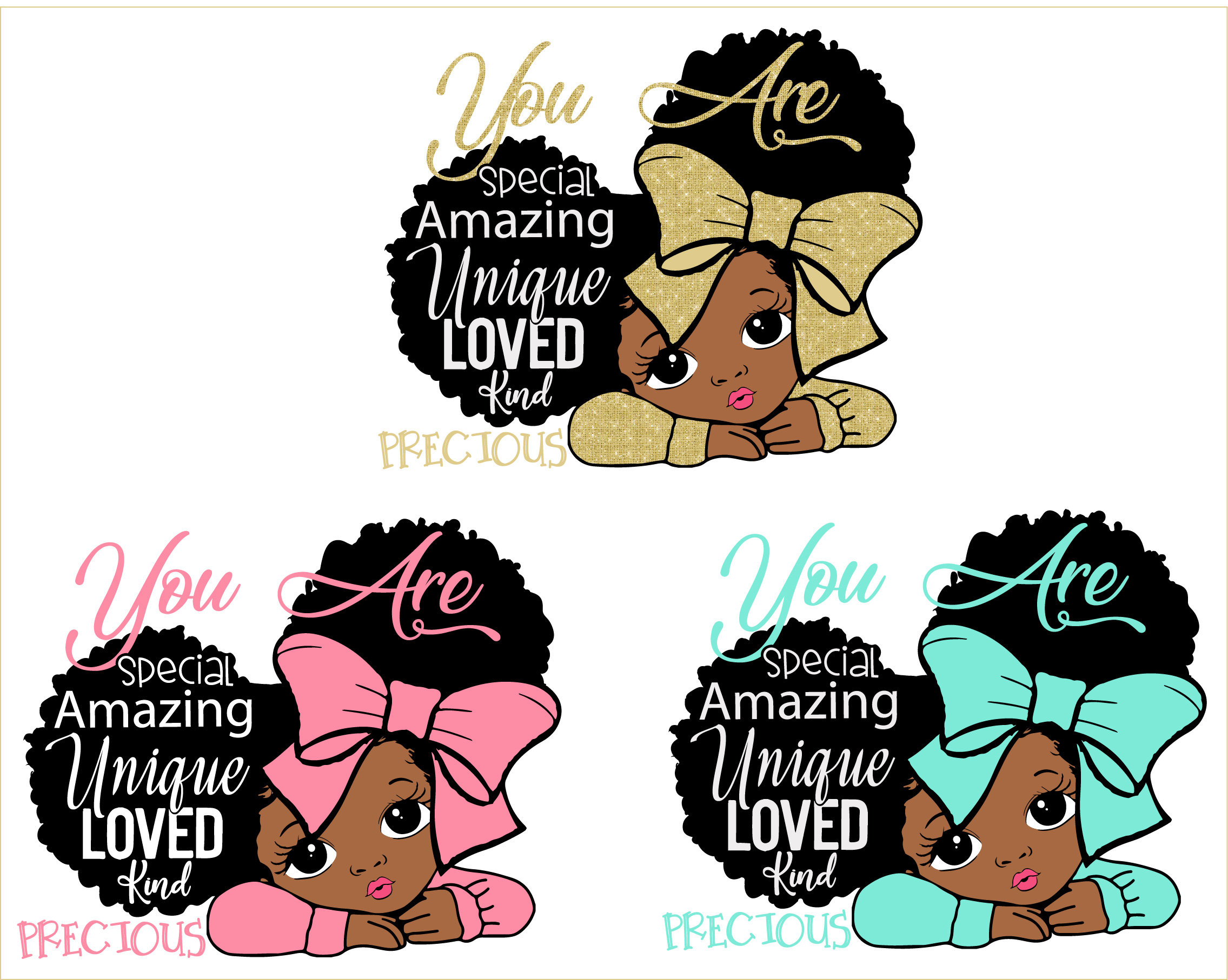 Peekaboo girl with puff afro ponytails svg, African American kids Svg…