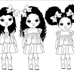Peekaboo girl Bundle, Boho Girl clipart, personajes boho chic, fabricación de tarjetas, pegatinas de planificador, bordado, nativo, tribal, campestre salvaje