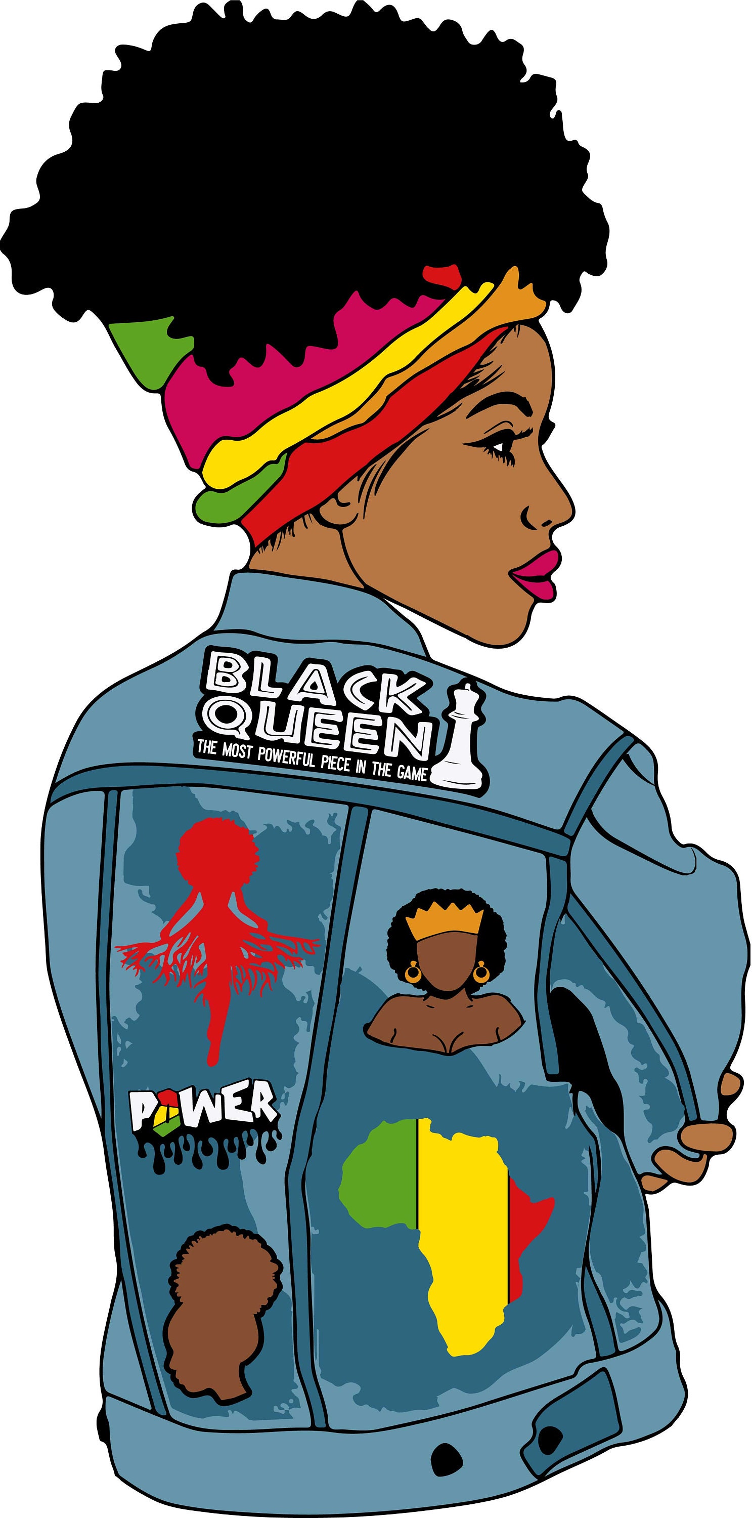 Black Queen the Most Powerful Piece in T Graphic by TrendyCreative