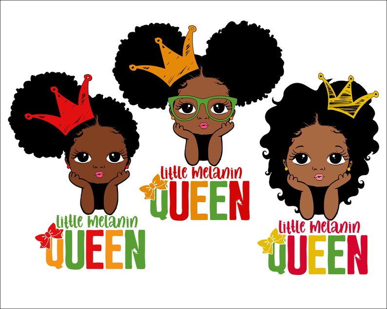 Free Free Little Melanin Queen Svg 1 SVG PNG EPS DXF File