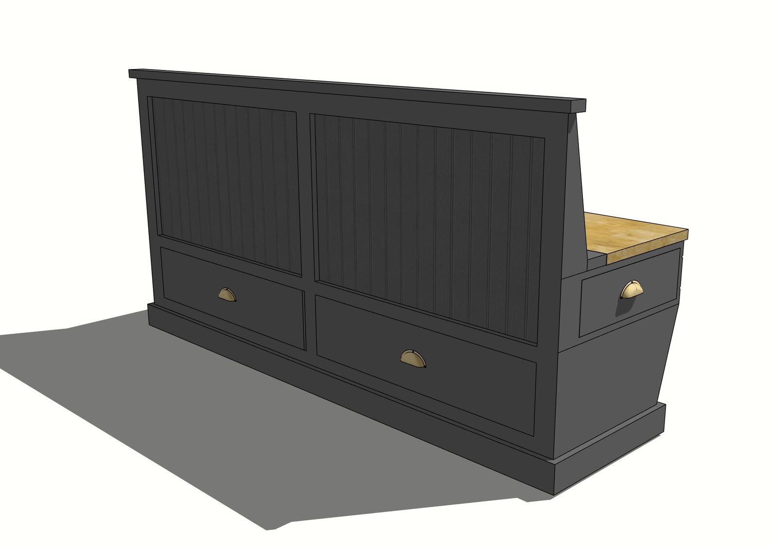 Multi Storage High Island Table Seating Custom Sizes Full F&B Etsy UK