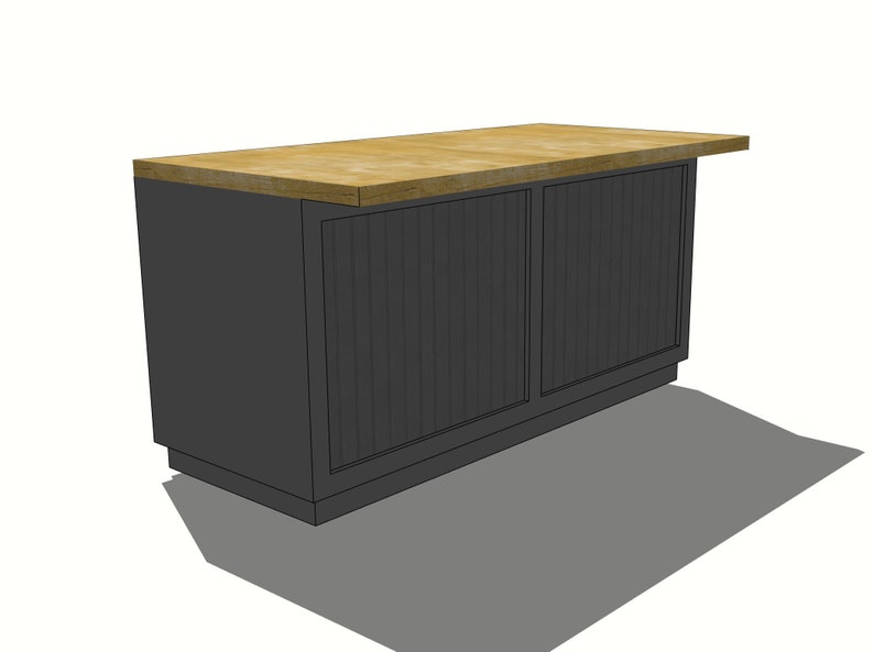 Stand Alone Island Kitchen Unit With Storage Etsy UK