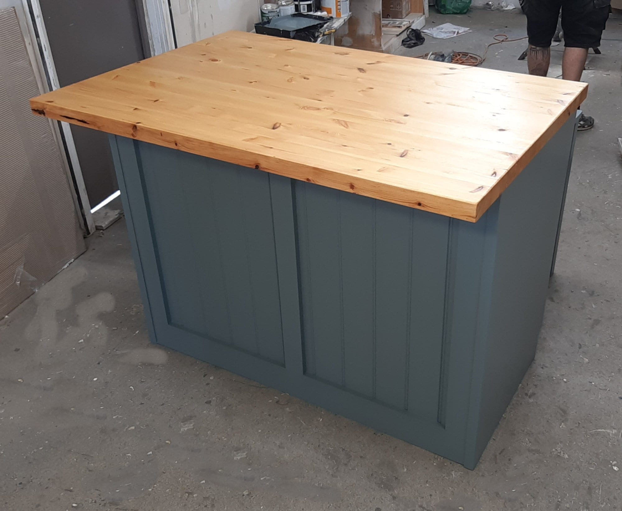 Stand Alone Island Kitchen Unit With Storage Etsy