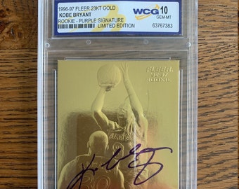 kobe bryant rookie signature