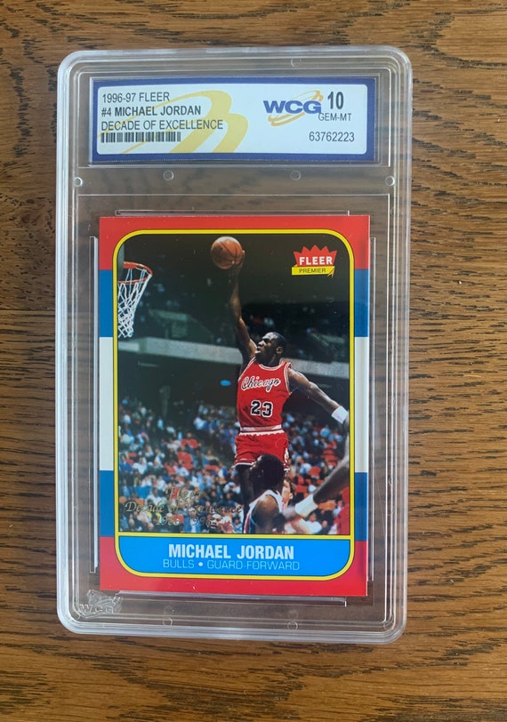Michael Jordan 1996 Decade of Excellence 10th Rookie Anniversary Card Ships Fast Michael Jordan 1996 Decade of Excellence 10th Rookie Anniversary Card Ships Fast