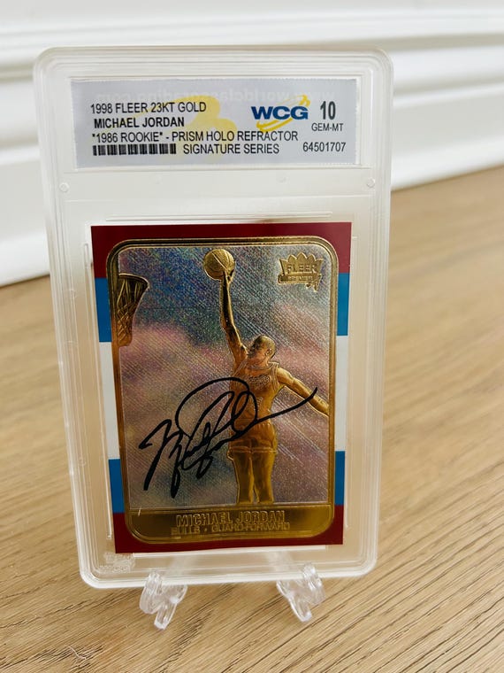 michael jordan gold signature