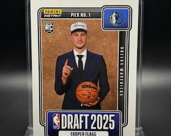 Cooper Flagg Rookie Card - 2025 Panini NBA Draft Night #1 RC