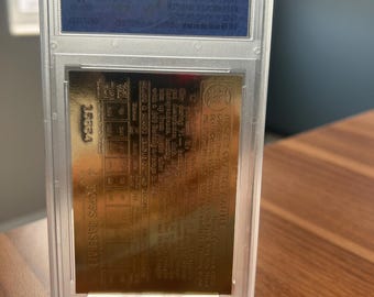 1996 Topps Mickey Mantle 22K Gold Card 1952 ROOKIE Card Design GEM