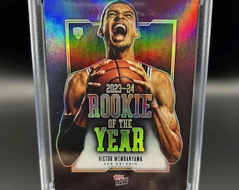 Victor Wembanyama Rookie of the Year Card - 2024 Topps Now Limited Edition