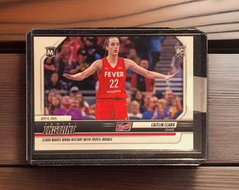 Tarjeta de novato de Caitlin Clark: Panini WNBA Indiana Fever 2024, limitada y numerada
