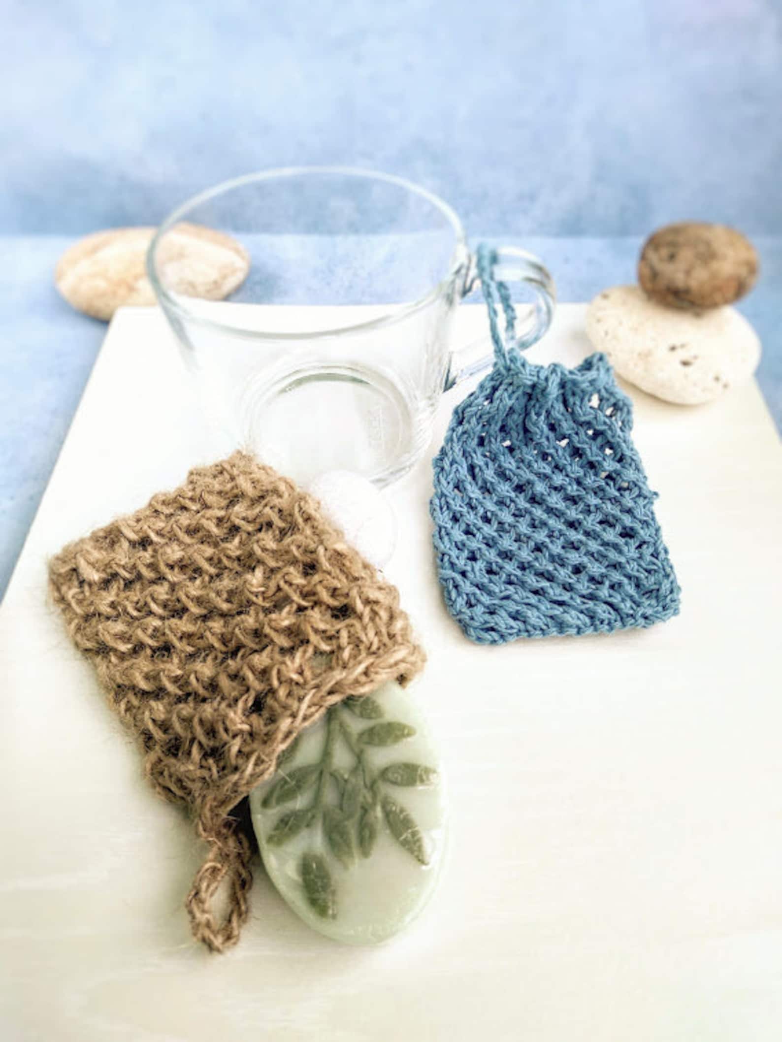 Free Knitting Patterns Soap Bag Dishcloth Body Scrubber & Etsy