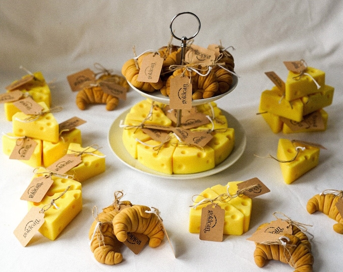 Handmade Cheese Soy Candle | Foodie Home Decor