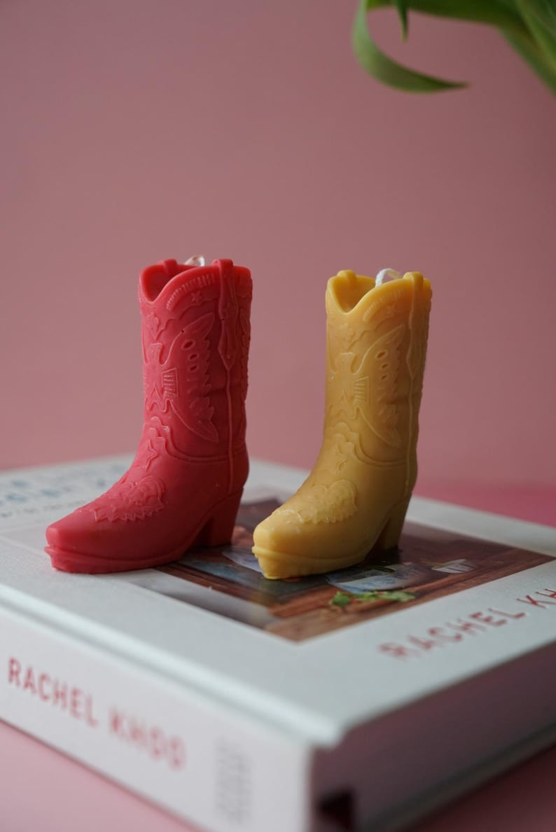Gokican Cowboy Boot Candle - Thumbnail 5