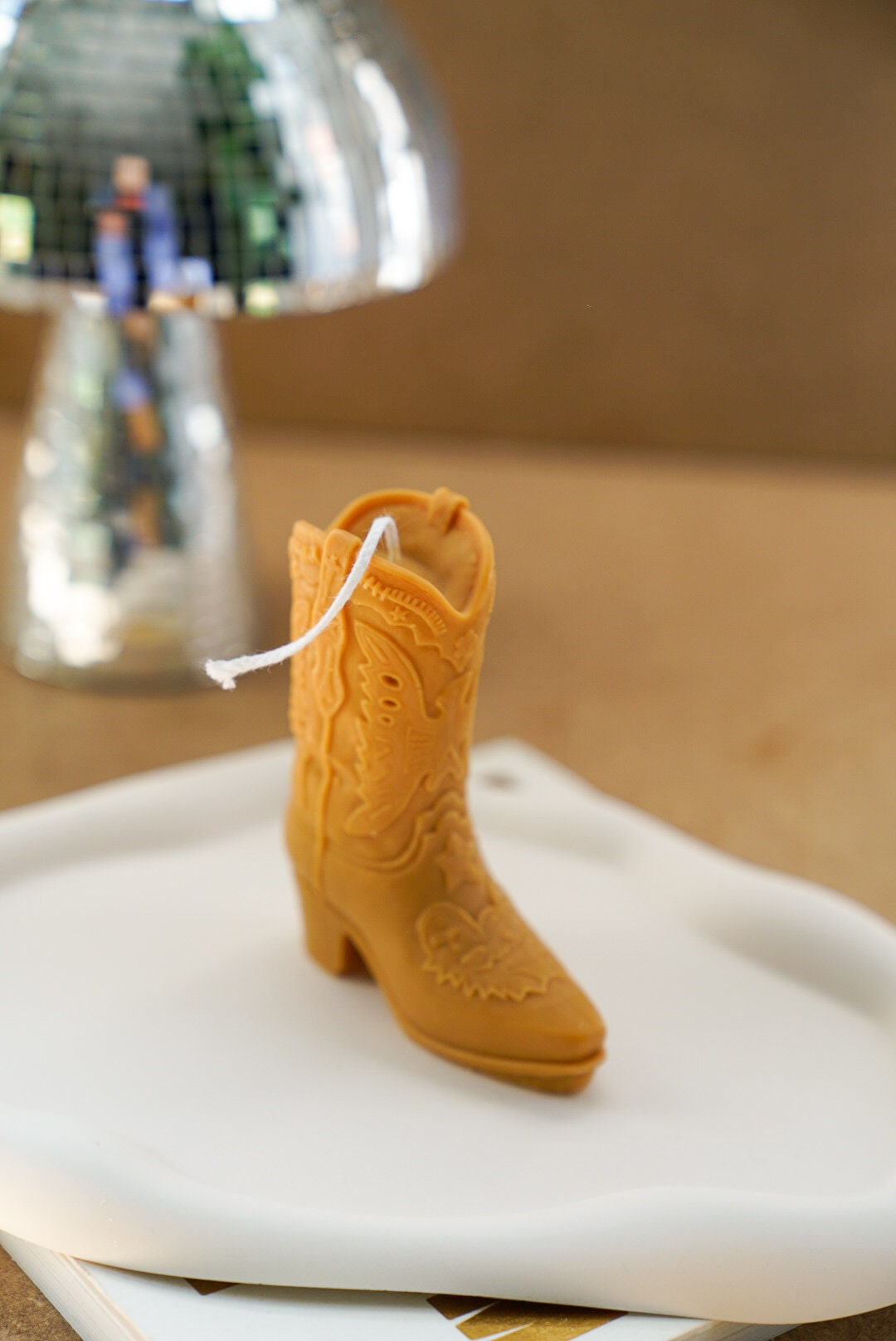 Handmade Cowboy Boots Candle | Western Home Decoration | Unique Gift Idea | Housewarming Gift Idea | Handmade Soy Candle