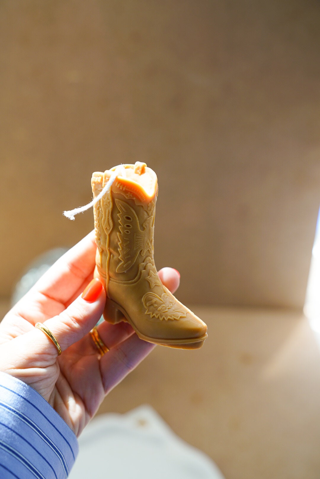 Handmade Cowboy Boots Candle | Western Home Decoration | Unique Gift Idea | Housewarming Gift Idea | Handmade Soy Candle