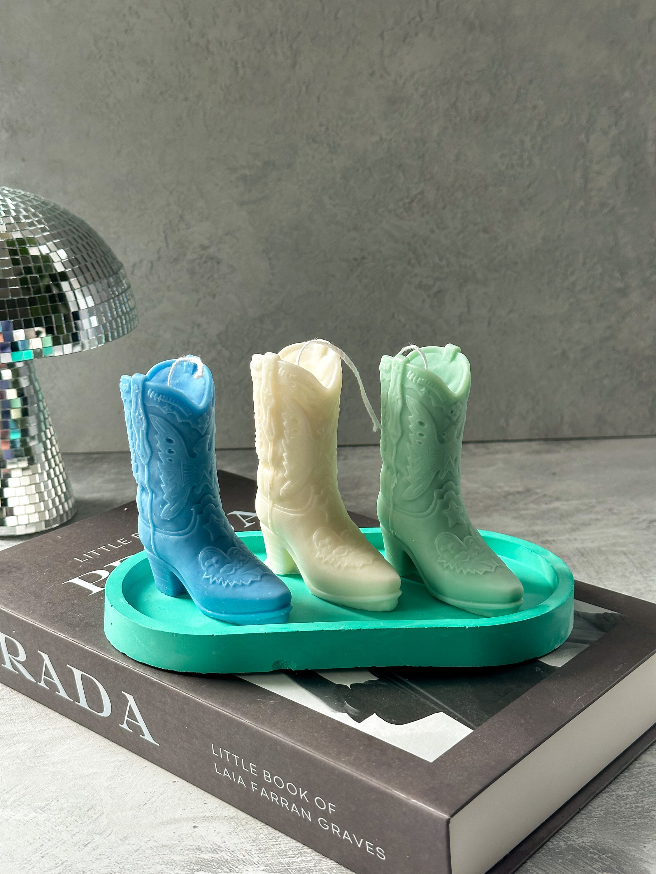 Handmade Cowboy Boots Candle | Western Home Decoration | Unique Gift Idea | Housewarming Gift Idea | Handmade Soy Candle