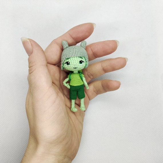 Little Finn Cute Green Finn Adventure Time Character Fern Tiny Toy