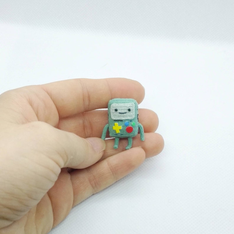 Little bmo cute BeeMO Adventure time character BMO Tiny toy | Etsy
