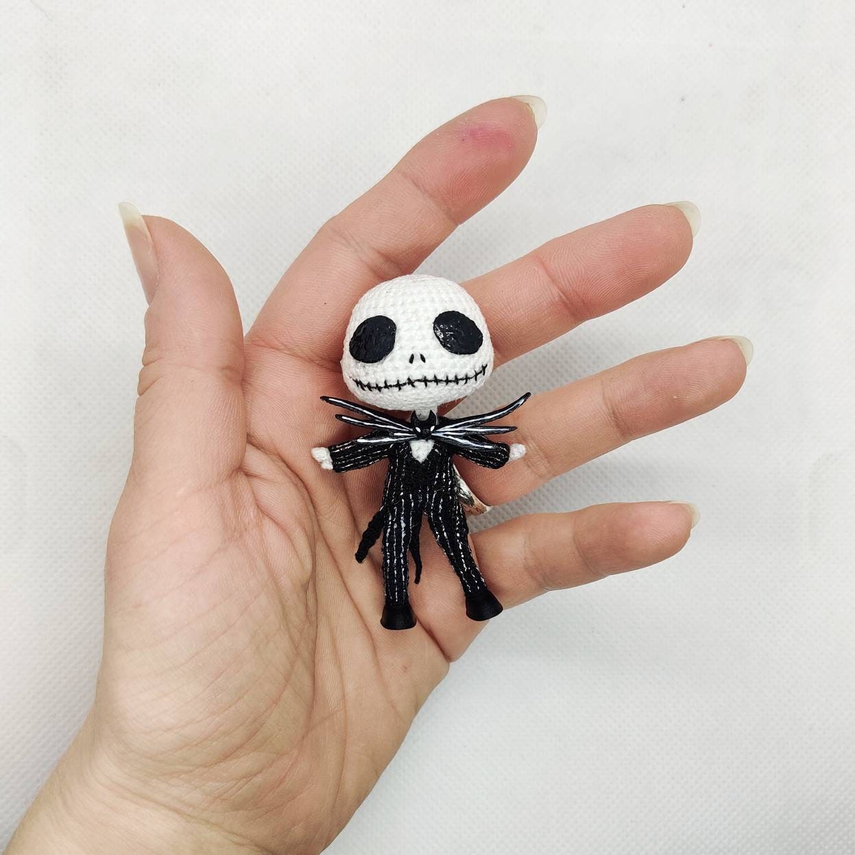 Jack Skellington Amigurumi Crochet Figure Halloween Gift From Etsy