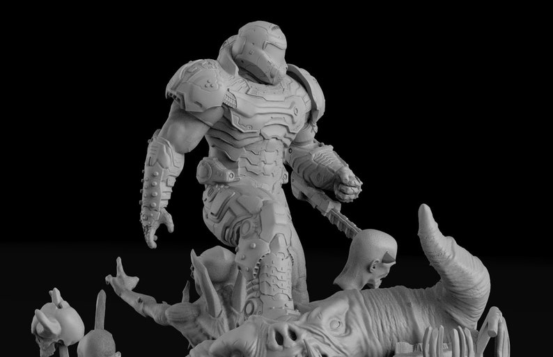 doom slayer statue amazon