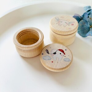 Caja de dientes de leche personalizada, dientes de leche, caja de madera, diente de leche de almacenamiento, hada de los dientes