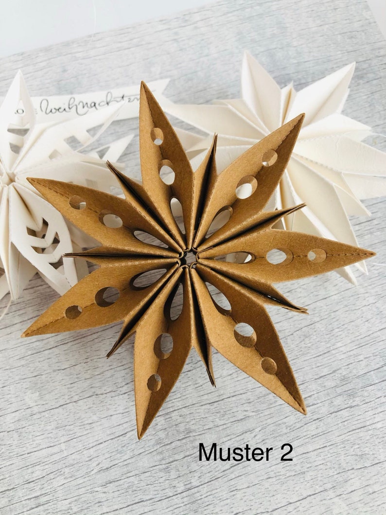 Snappap, poinsettia, vegan, paper star, folded star, Christmas star, Christmas gift, Christmas decoration image 9