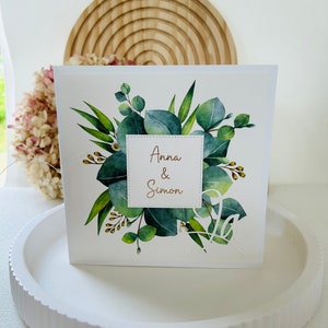Partecipazione di nozze, partecipazione di nozze, cartolina di congratulazioni di matrimonio, regalo di nozze in denaro, set regalo di nozze